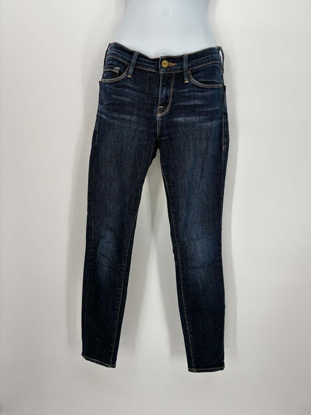 FRAME Denim Le Skinny de Jeanne Dark Wash Skinny Jeans 26